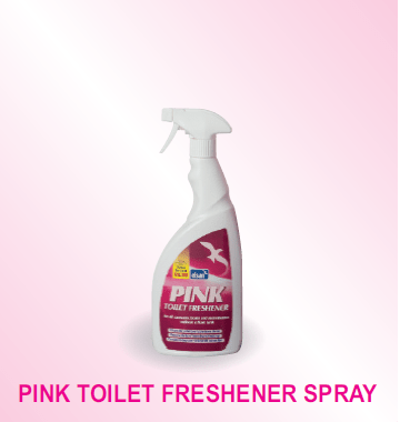 Pink Toilet Freshener Spray